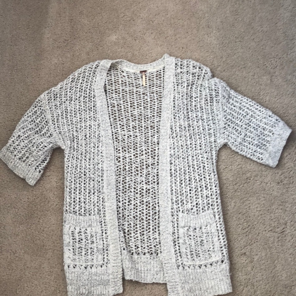 Free People Short Sleeve Cardigan